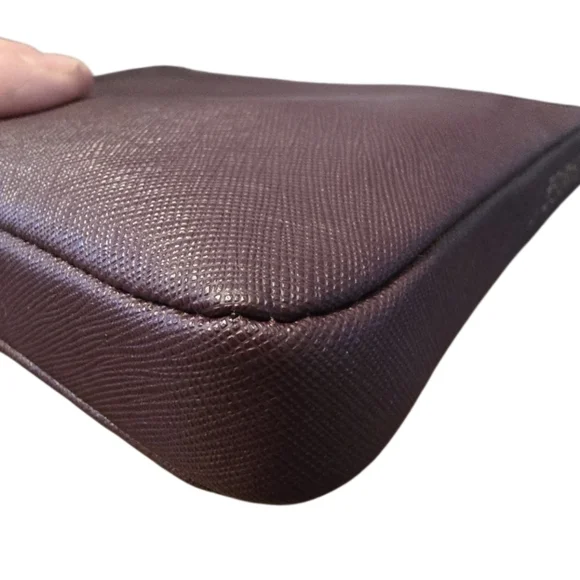 kate spade Plum Saffiano Leather Wristlet Clutch with Gold Hardware - Picture 6 of 10